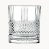 Clearance RCR Verres en cristal avec relief Brillante, 6 pièces
