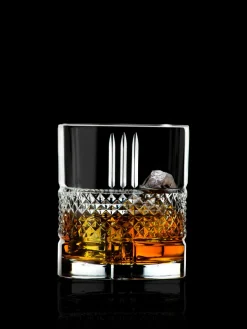 Clearance RCR Verres en cristal avec relief Brillante, 6 pièces