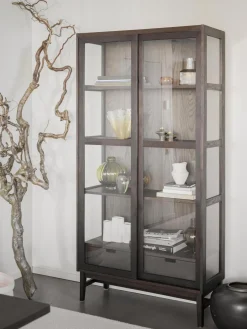 Fashion Rowico Vitrine en chêne Hazelton