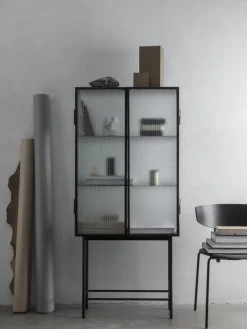 Best ferm LIVING Vitrine Haze Noir, transparent