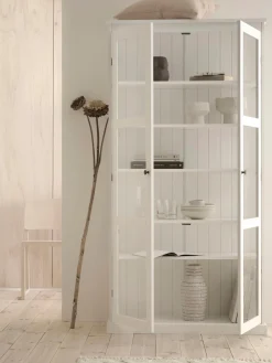 New Ellos Home Vitrine Wilma Blanc